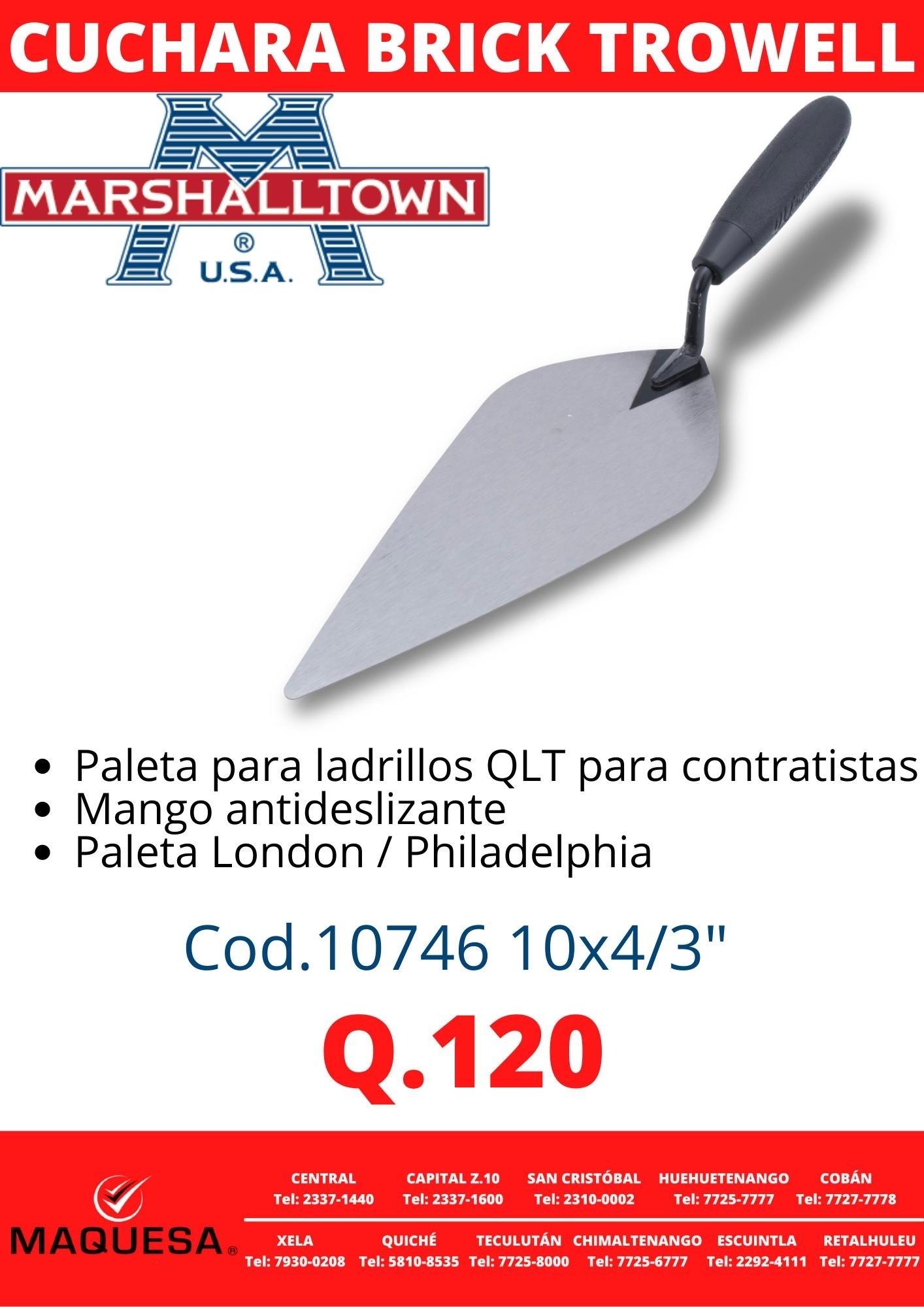 CUCHARA BRICK TROWEL 10