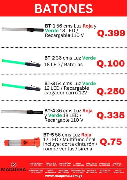 BATONES LUMINOSOS LED