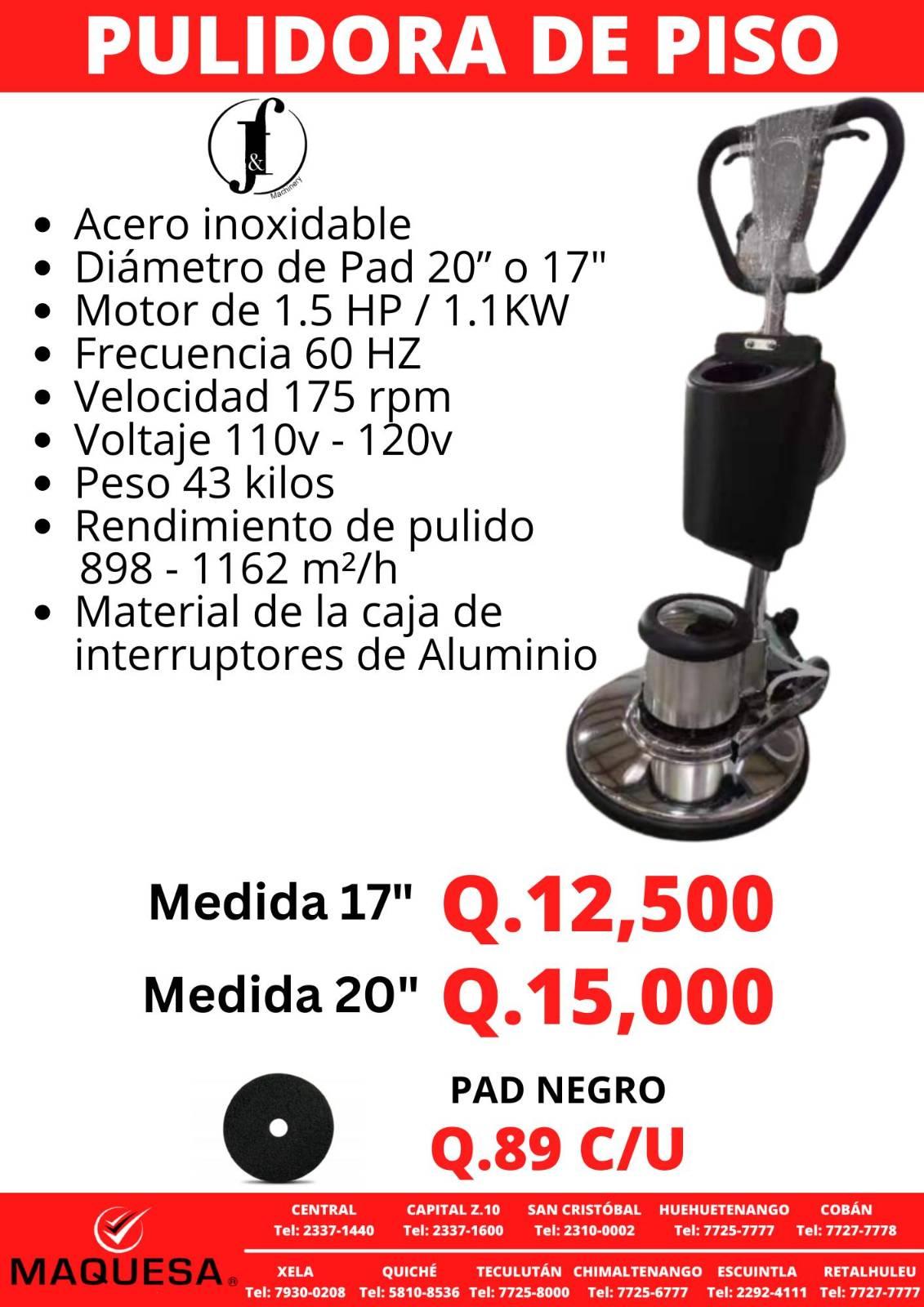 PULIDORA DE PISO INDUSTRIAL 