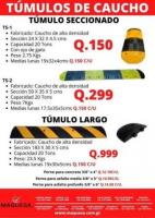 TÚMULOS DE CAUCHO 