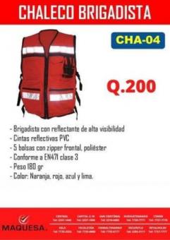 CHALECOS BRIGADISTA CHA-04