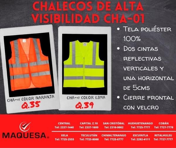 CHALECOS REFLECTIVOS CHA-01 