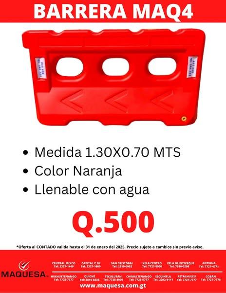 BARRERA PLÁSTICA MAQ4