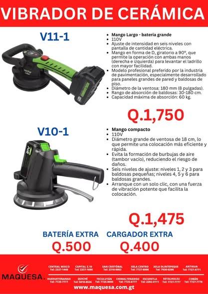 VIBRADORES DE CERÁMICA 