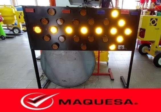 FLECHA SOLAR LED CON SOPORTE DE ACERO 