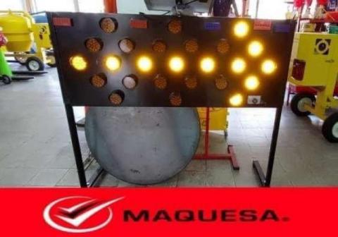 FLECHA SOLAR LED CON SOPORTE DE ACERO 