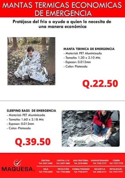 MANTAS TÉRMICAS DE EMERGENCIA