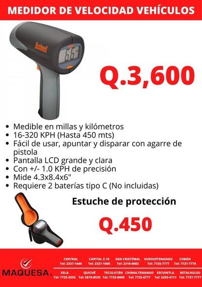 MEDIDOR DE VELOCIDAD VEHÍCULOS 