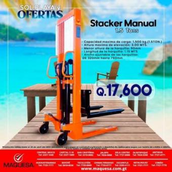 STACKER MANUAL DE 1.5 TONELADAS