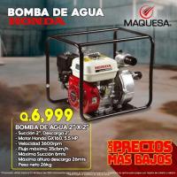BOMBAS DE AGUA CON MOTOR HONDA JAPONES EN MAQUESA 