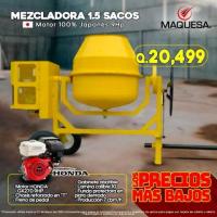 MEZCLADORAS JF 1.5 SACOS MOTOR HONDA 9 HP OFERTA DE MAYO 