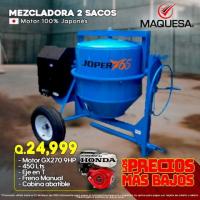 MEZCLADORA JOPER 2 SACOS – 100% Motor Honda Japoné