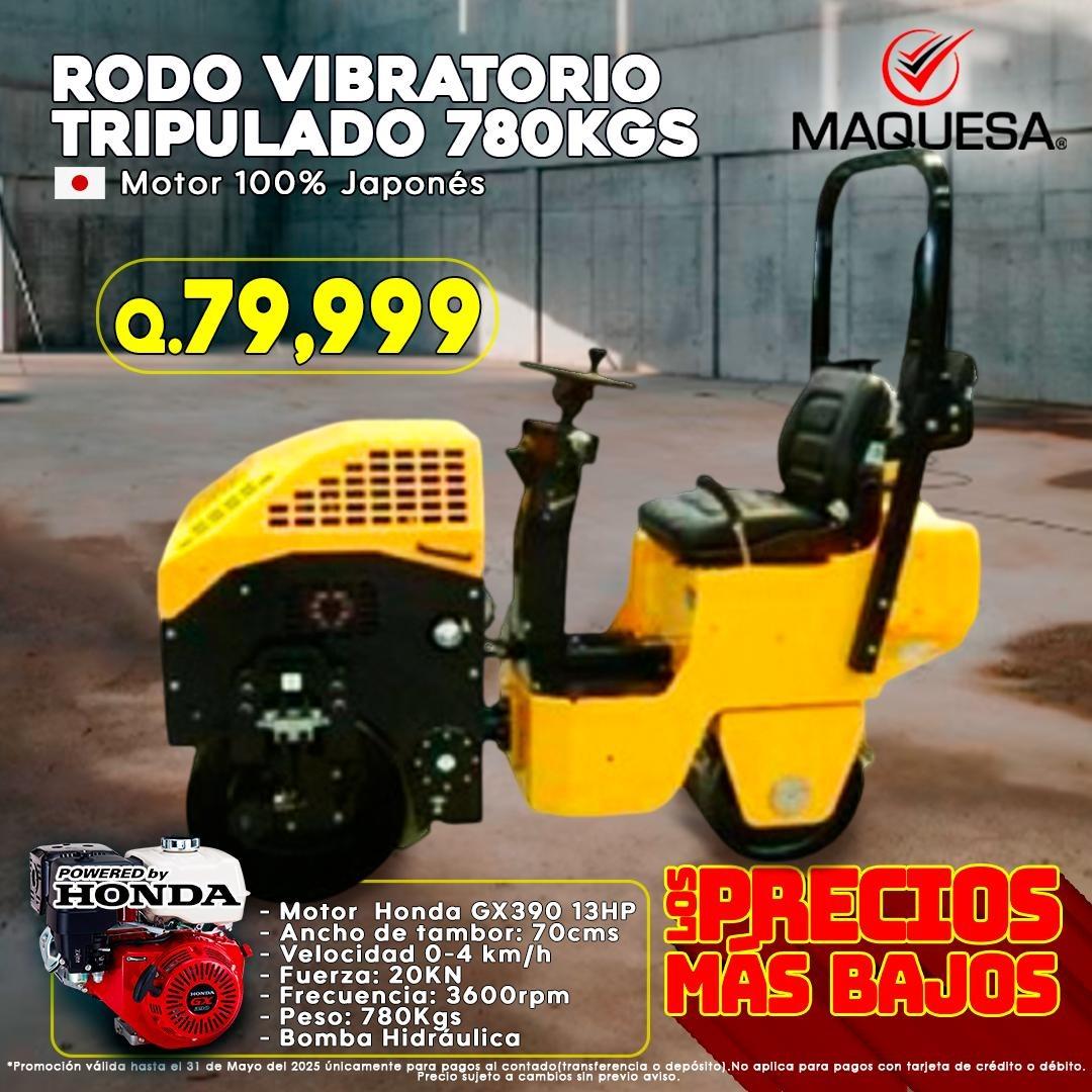 RODOS VIBRATORIOS 780 KGS MOTOR HONAD GX390