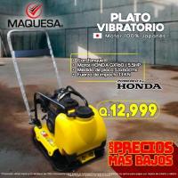 PLATO VIBRATORIO MOTOR HONDA JAPONES 5.5 HP 