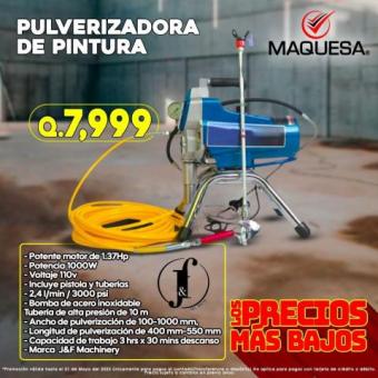 PULVERIZADORA DE PINTURA PROFESIONAL JF EN OFERTA 