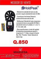 Medidor de Viento - Anemómetro HoldPeak