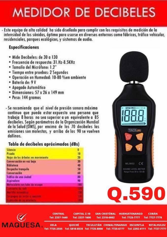 Medidor de Decibeles digital