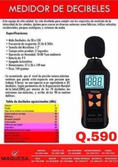 Medidor de Decibeles digital