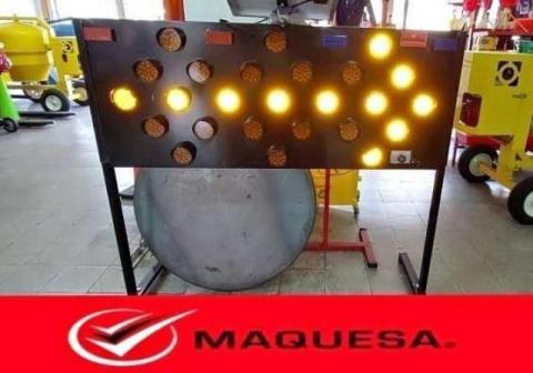 FLECHA SOLAR LED CON SOPORTE DE ACERO