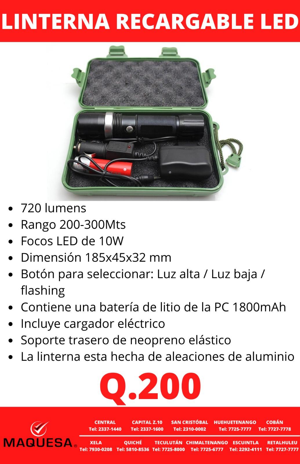 Linterna de Mano Portatil