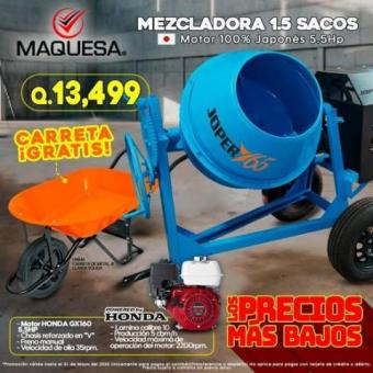 MEZCLADORA JOPER 1.5 SACOS 