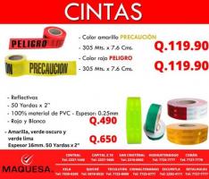 CINTA DE PRECAUCION Y PELIGRO
