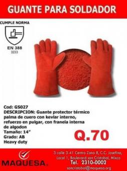 ????GUANTES PARA SOLDADOR????