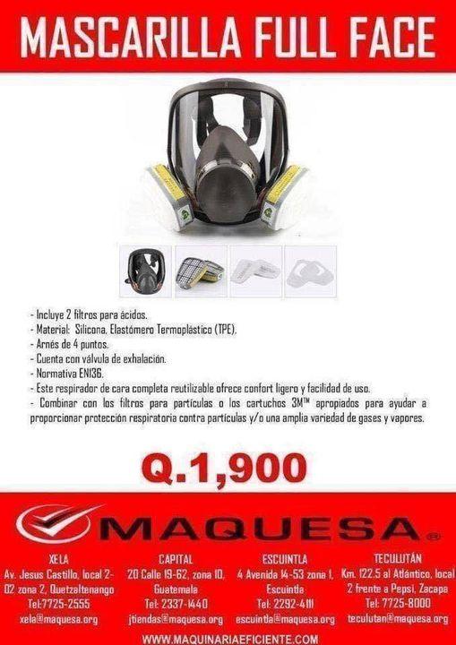 MASCARILLA FULL FACE