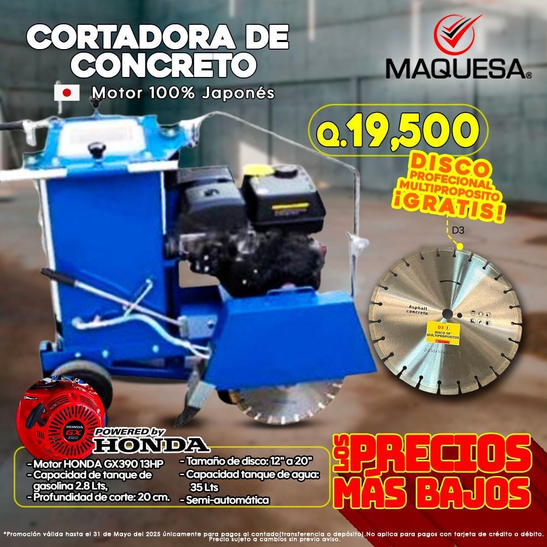 CORTADORAS DE CONCRETO JF OFERTA DISCO GRATIS 