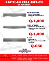 RASTRILLO PARA ASFALTO.
