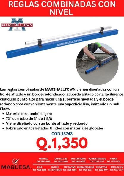 ????REGLA MANUAL NIVELADORA CONBINADA CON NIVEL????