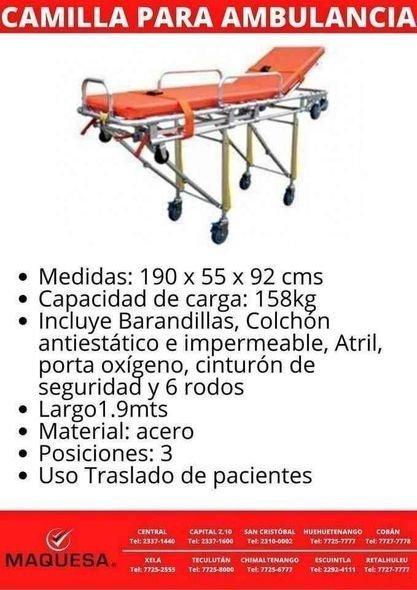 ????CAMILLA PARA AMBULANCIA????