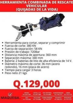 ✂️HERRAMIENTA COMBINADA DE RESCATE VEHICULAR (QUIJADA DE LA VIDA)✂️