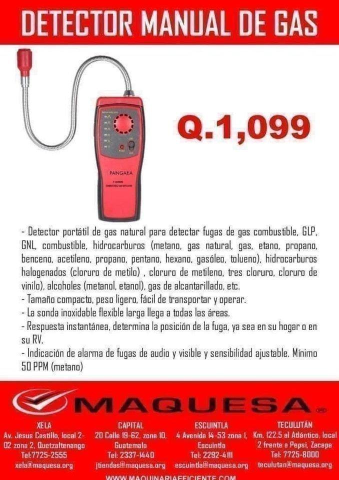 DETECTOR MANUAL DE GAS❗️ 