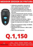 MEDIDOR DE GROSOR DE PINTURA 