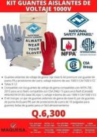 ????KIT GUANTES AISLANTES DE VOLTAJE 1000V⚡️