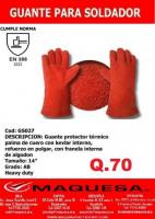 GUANTES DE SOLDADOR KEVLAR CERTIFICADOS 