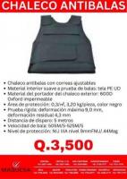 CHALECO ANTIBALAS