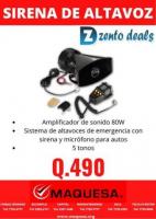 ????¡SIRENA DE ALTAVOZ DE 80W!????