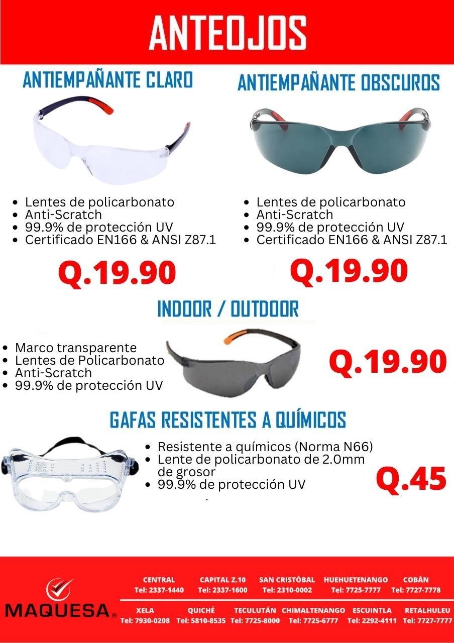 LENTES DE PROTECCION PARA CUALQUIER TRABAJO 