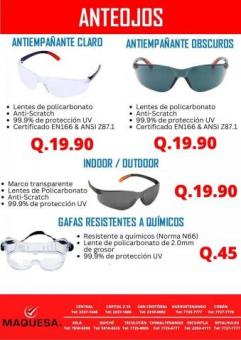 LENTES DE PROTECCION PARA CUALQUIER TRABAJO 