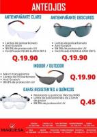 LENTES DE PROTECCION PARA CUALQUIER TRABAJO 