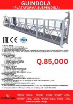 ????‍♂️???? GUINDOLA (PLATAFORMA SUSPENDIDA) CERTIFICADA????????‍♂️