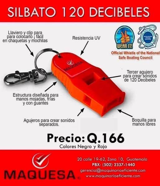 SILBATO 120 DECIBELES