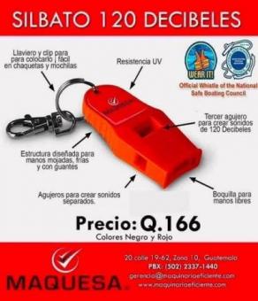 SILBATO 120 DECIBELES