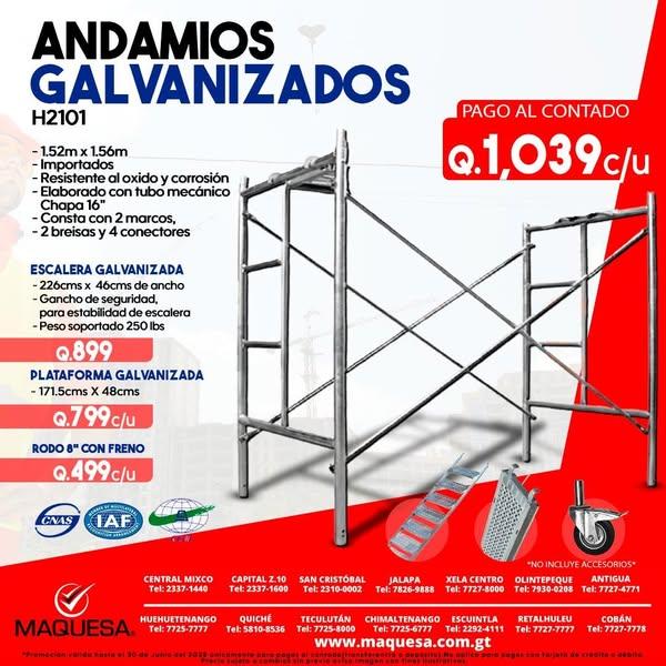 ANDAMIOS GALVANIZADOS 