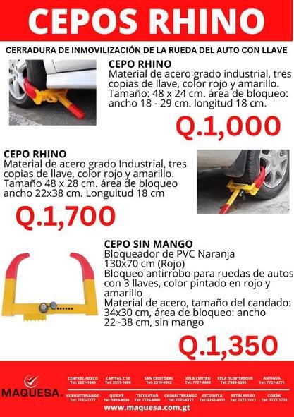 CEPOS DE INMOVILIZACIÓN