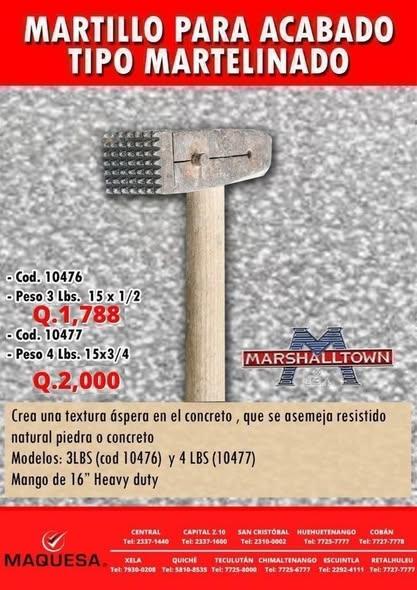 ????MARTILLO PARA ACABADO TIPO MARTELINADO????