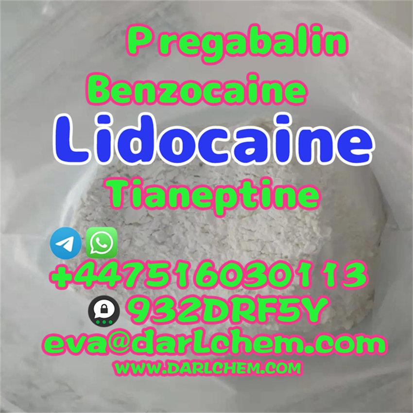 Lidocaine Tianeptine pregabalin raw Powder 137-58-6 Factory