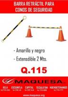 BARRA RETRÁCTIL PARA CONOS 